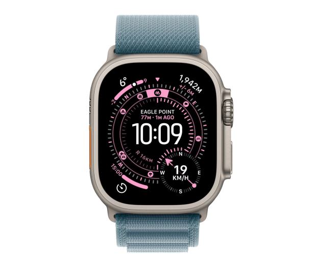 Apple Watch Ultra 3 Naturalny Tytan/Niebieska Opaska Alpine L 5G - 1362451 - zdjęcie 2